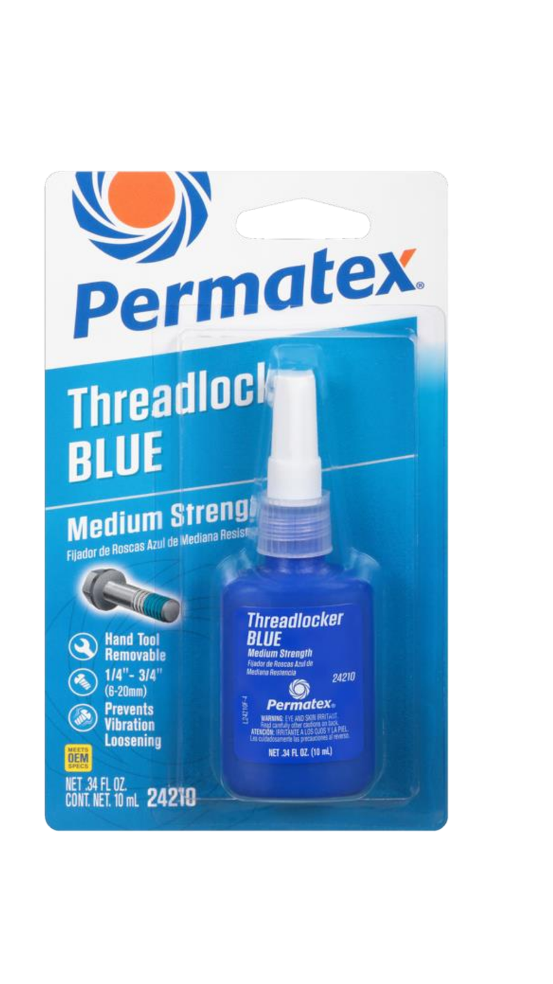 Trabarroscas Azul de Mediana Resistencia Medium Strength Threadlocker Blue (10 ml)