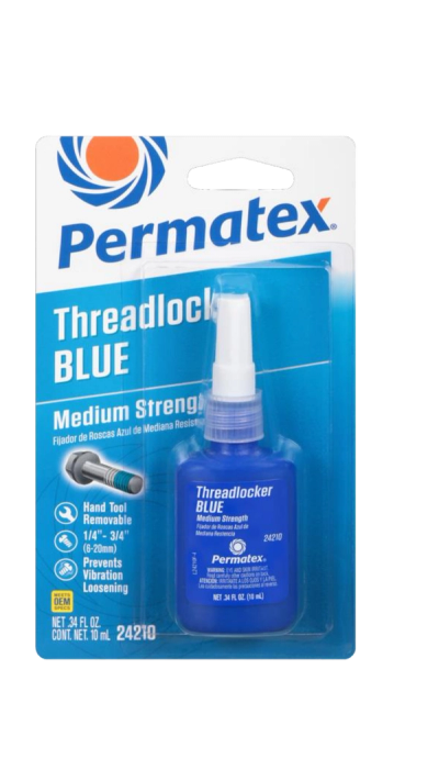 Trabarroscas Azul de Mediana Resistencia Medium Strength Threadlocker Blue (10 ml)