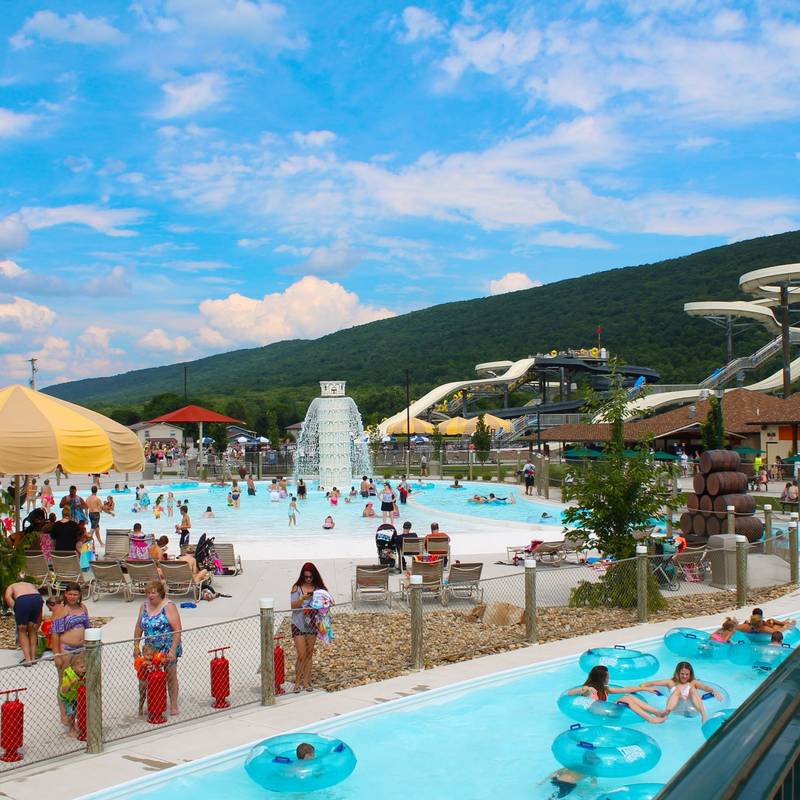 The Laguna Splash Water Park at DelGrosso's Amusement Park, Tipton PA