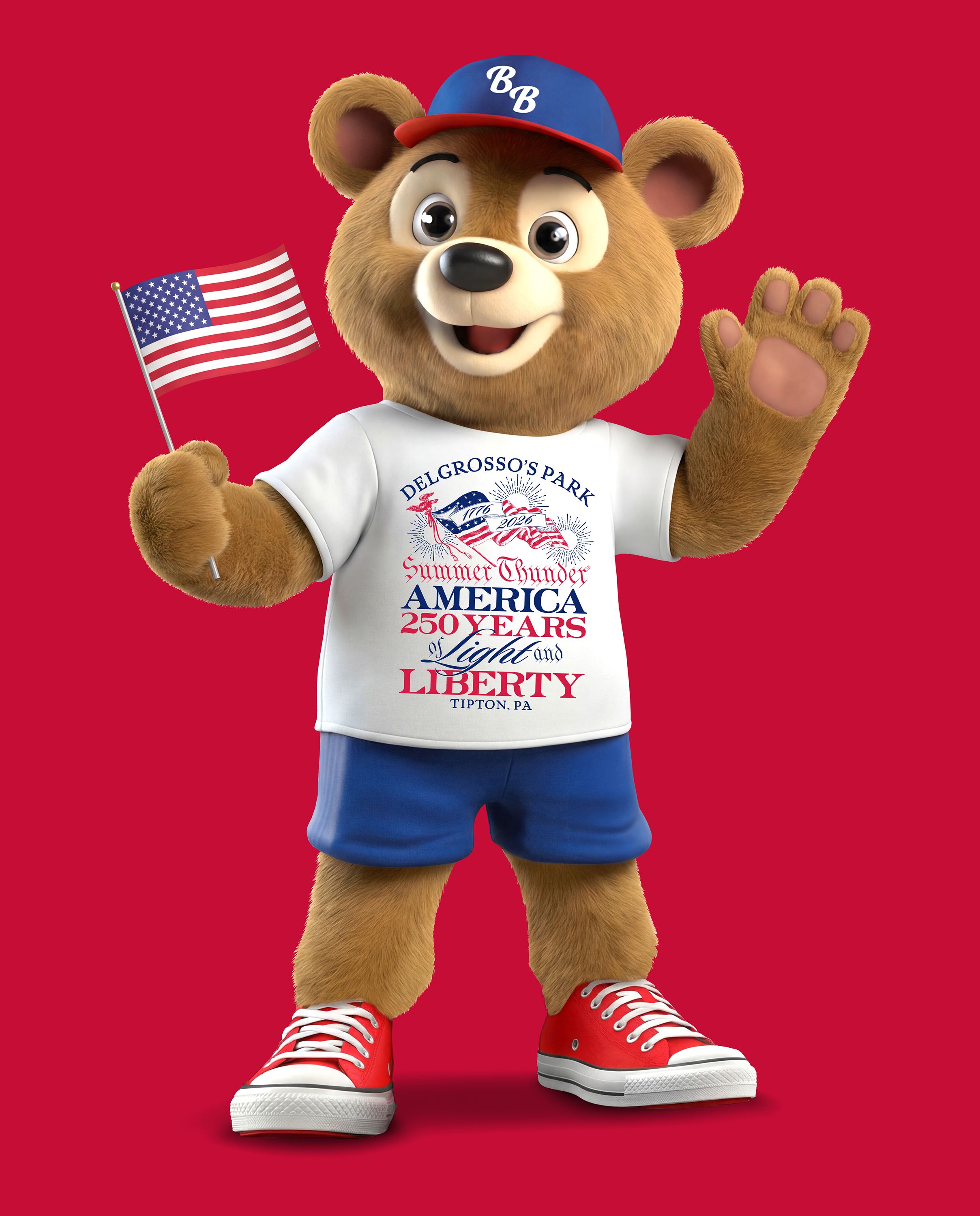 Family at DelGrosso's Park wearing the Summer Thunder T-shirts