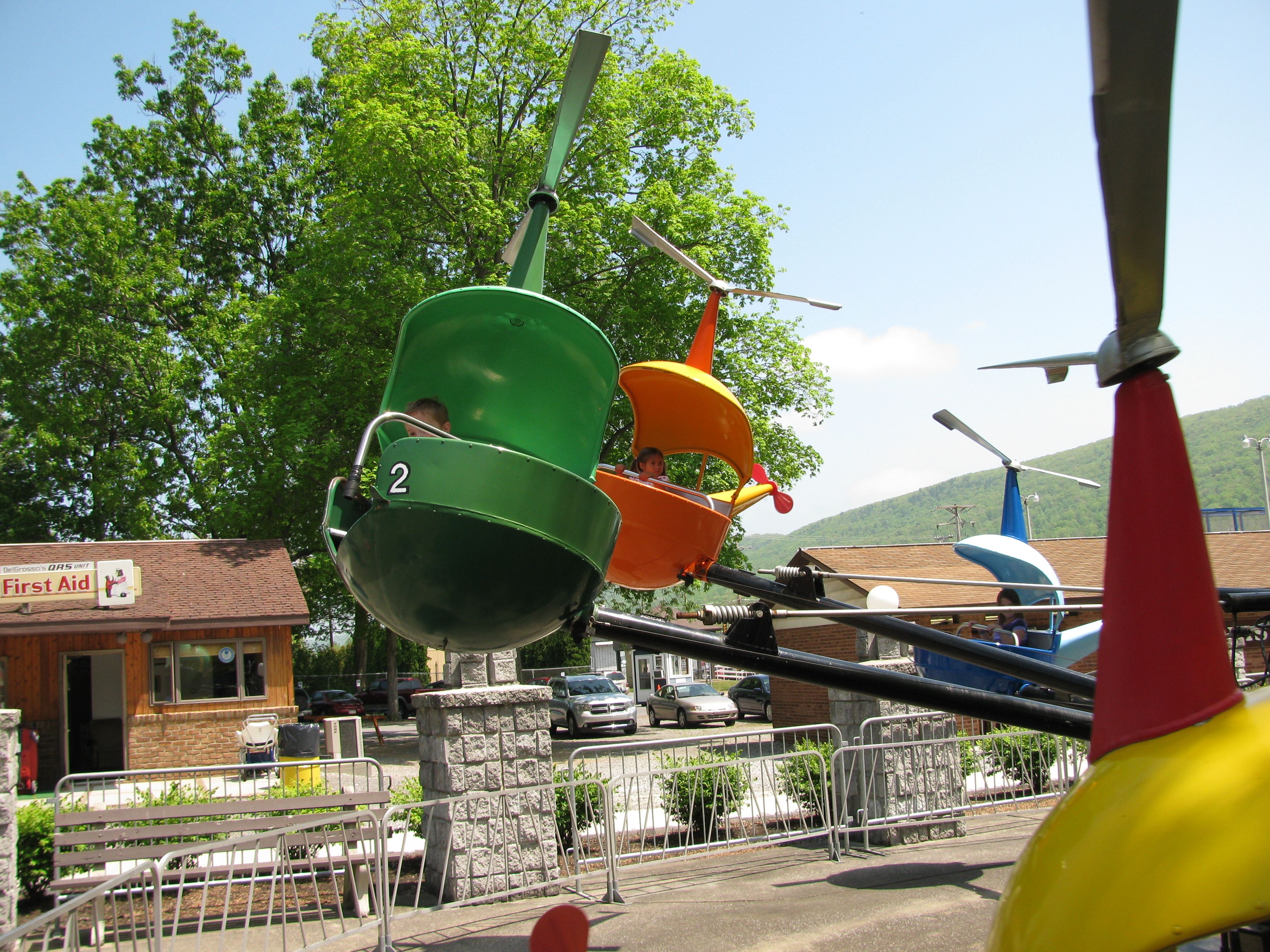 Helicopters Kiddie Ride at DelGrosso's Amusement Park