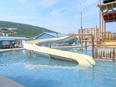 Super Slide water slide at the Laguna Splash Water Park