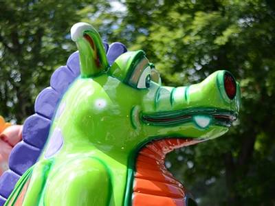 Dizzy Dragons Family Ride at DelGrosso's Amusement Park