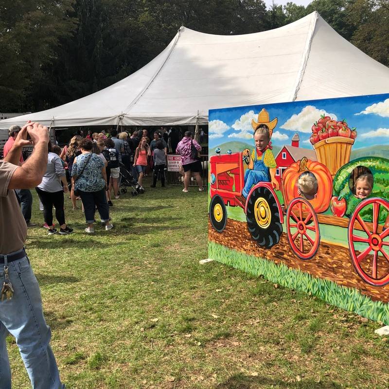 Photo Op station during Harvestfest