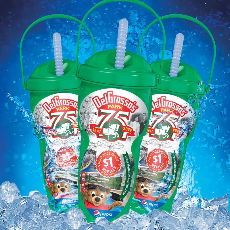 Image showing 2022 three Refillable Cups for DelGrosso's Park.
