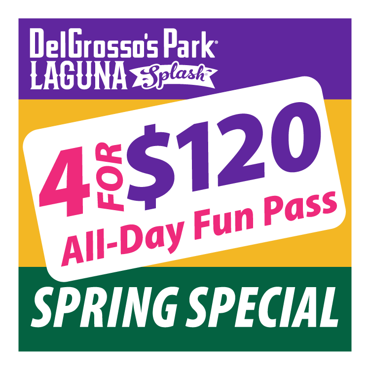 All Day Fun Pass for DelGrosso's Amusement Park Tipton PA | DelGrosso's ...