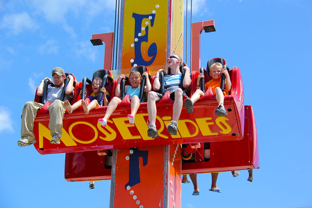 free fall ride DelGrosso s Park Tipton PA