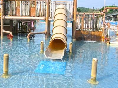 Shotgun Slide at the Laguna Splash Water Park