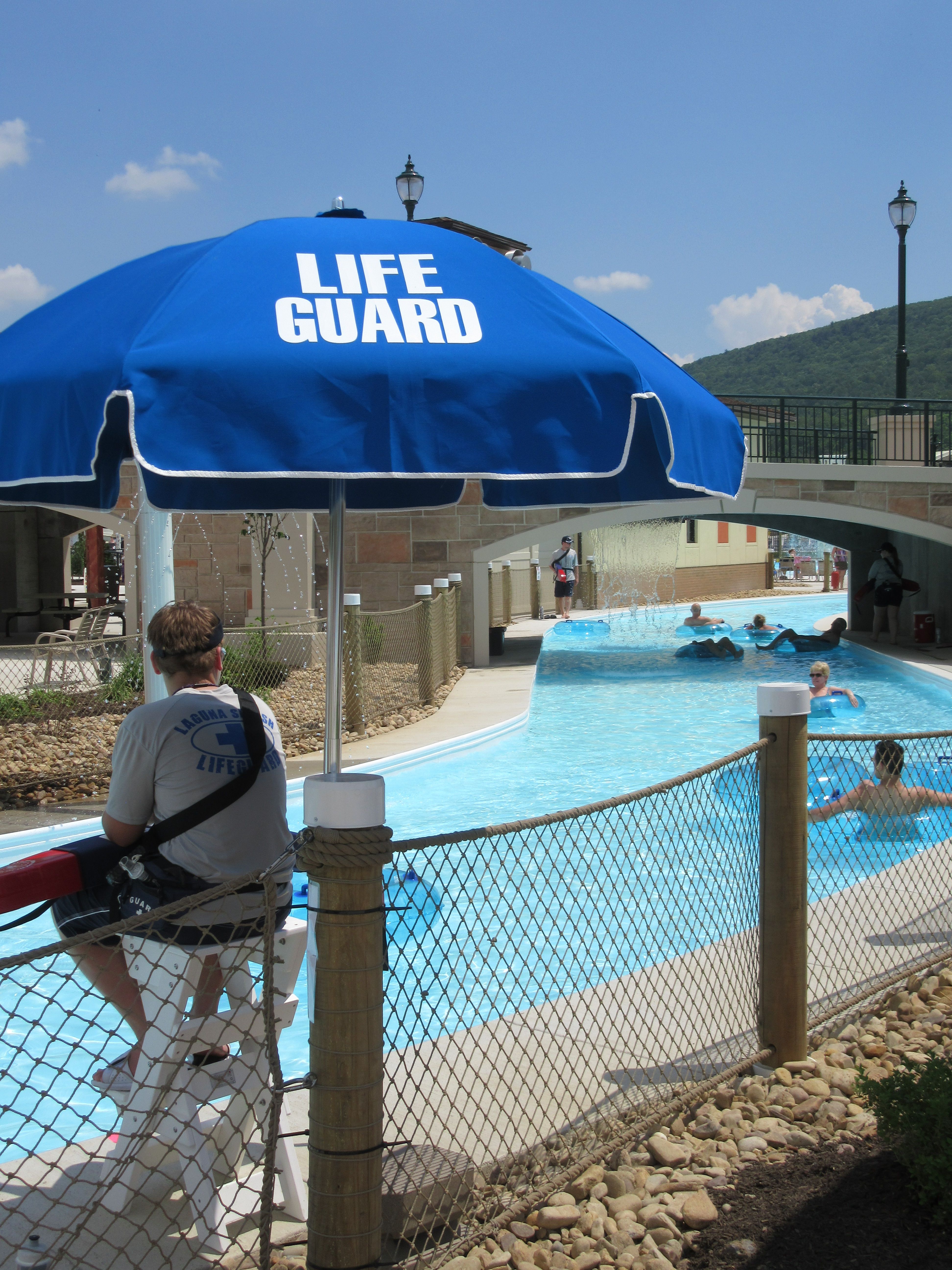 the River Lazio water ride at the Laguna Splash Water Park