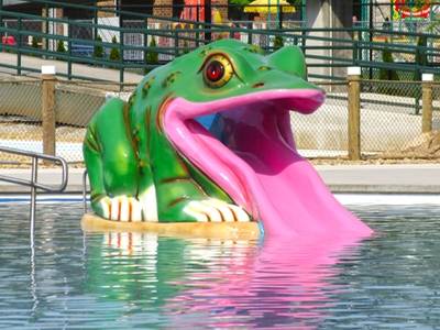 Frog Slide at the Laguna Splash Water Park