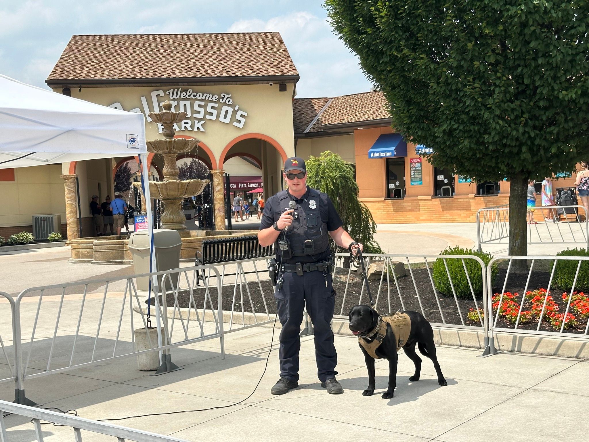 Drug Dog Demonstrations for Operation Our Town Day.