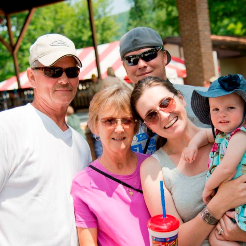 Family at DelGrosso's Park