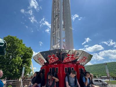 X-Scream Tower Thrill Ride at DelGrosso's Amusement Park