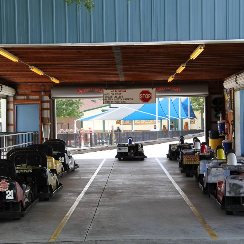 The Altoona-Tipton Go-Kart Speedway at DelGrossos's Amusement Park