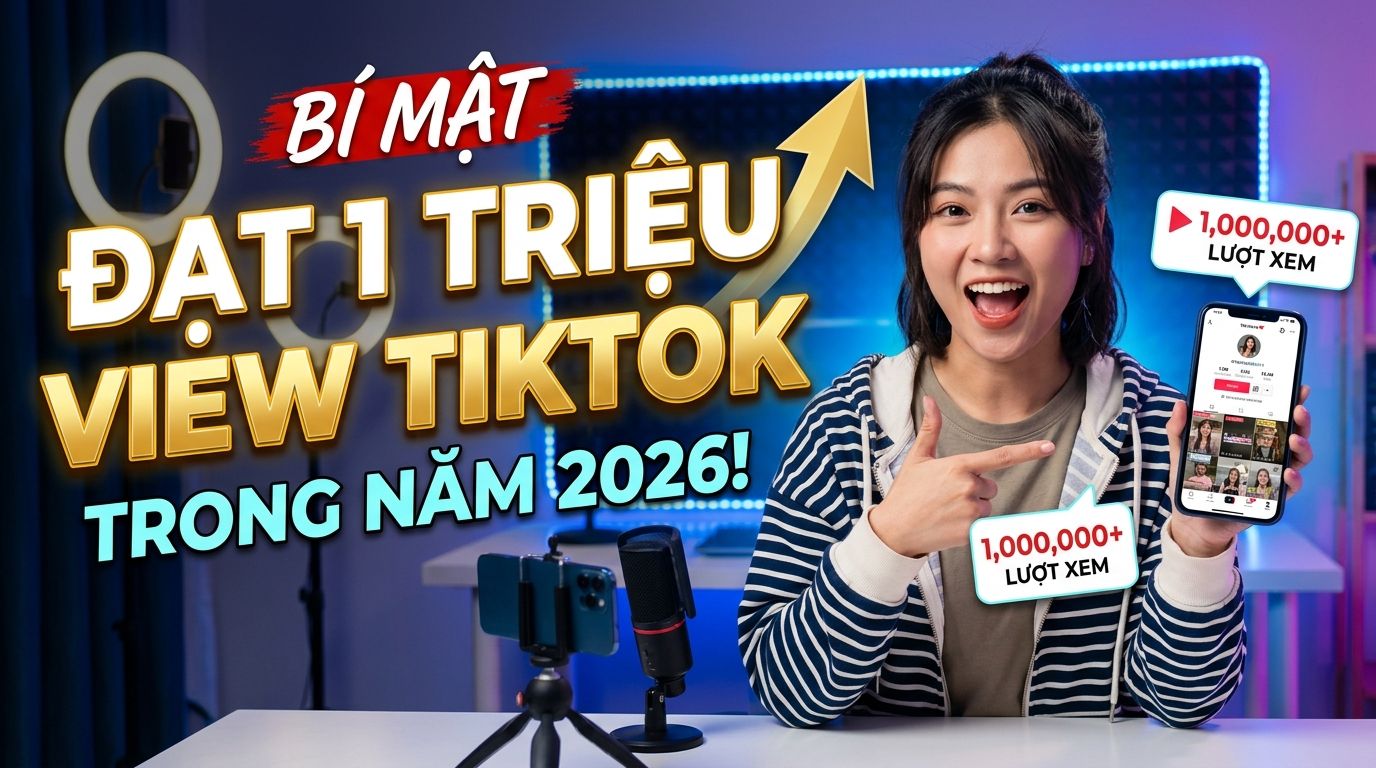 Bí quyết xây kênh TikTok triệu view 2026