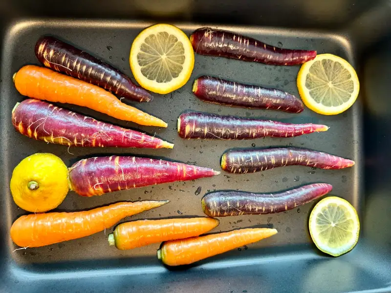 Ovnstekte gulrøtter