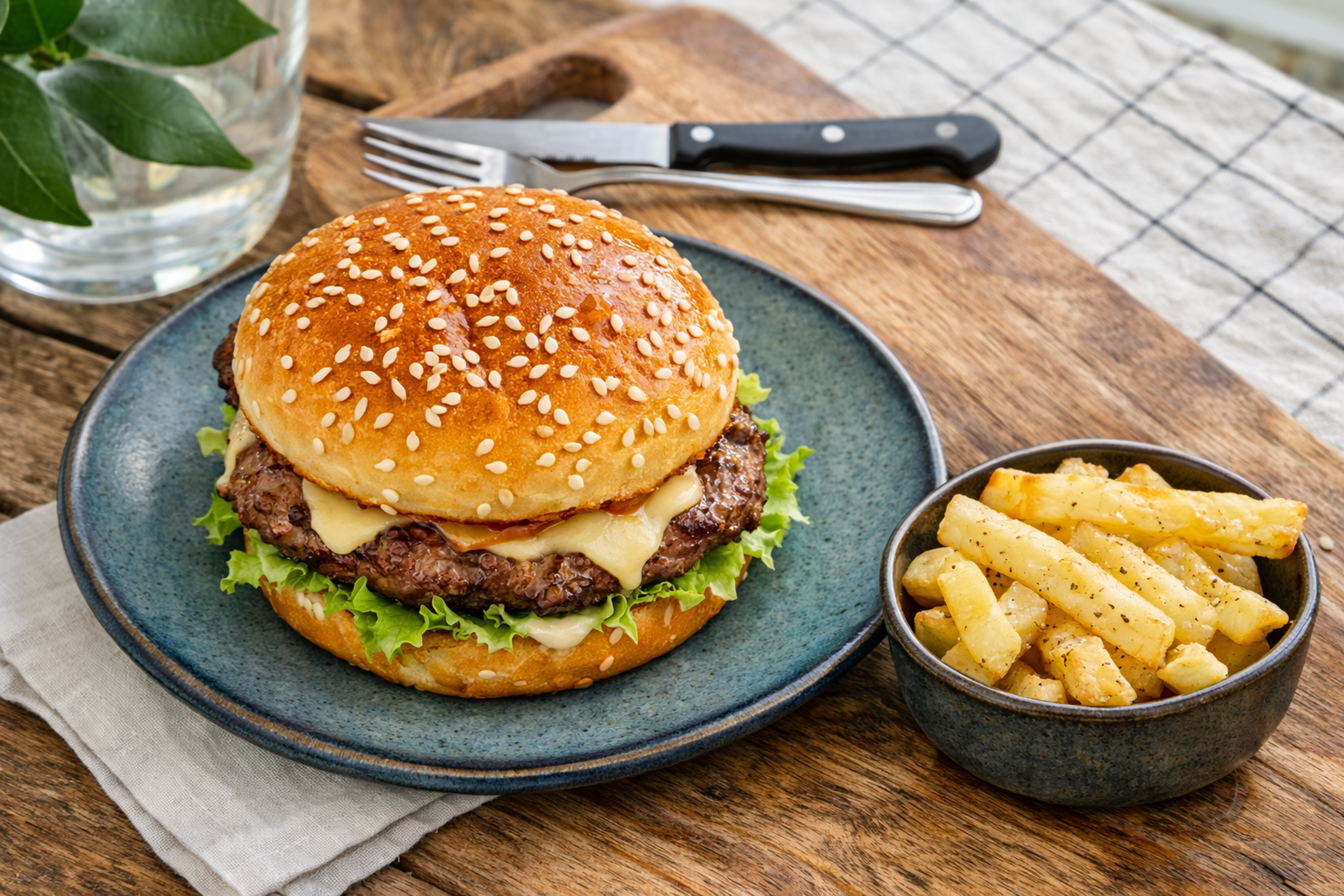 Super enkel smash burger