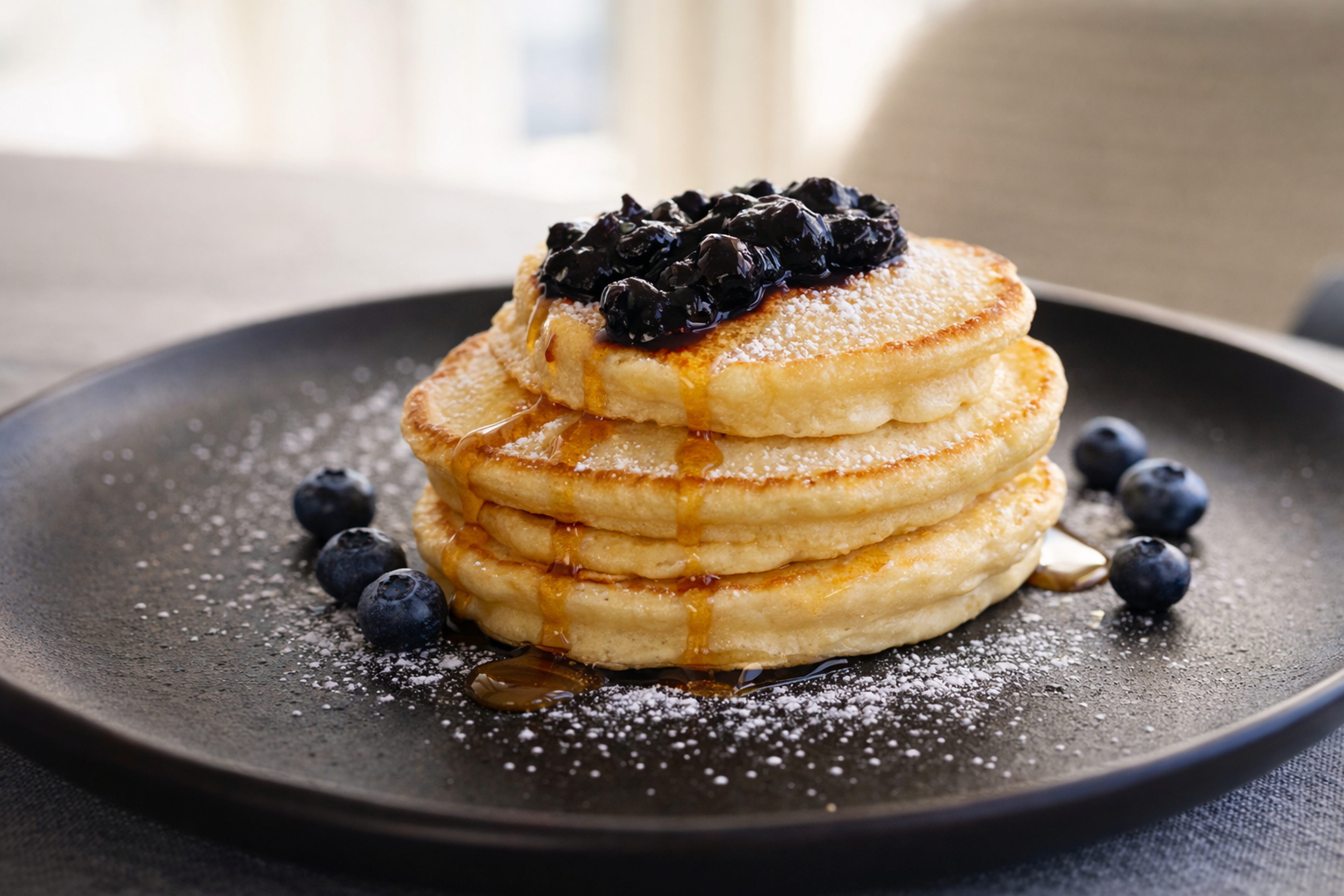 Proteinrike, fluffy pannekaker