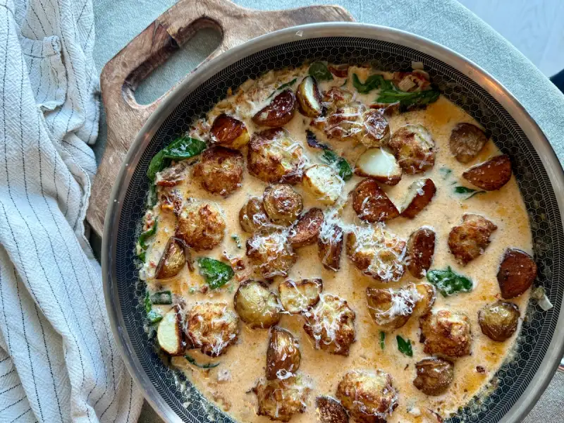 Marry Me kyllingkjøttboller med sprø poteter