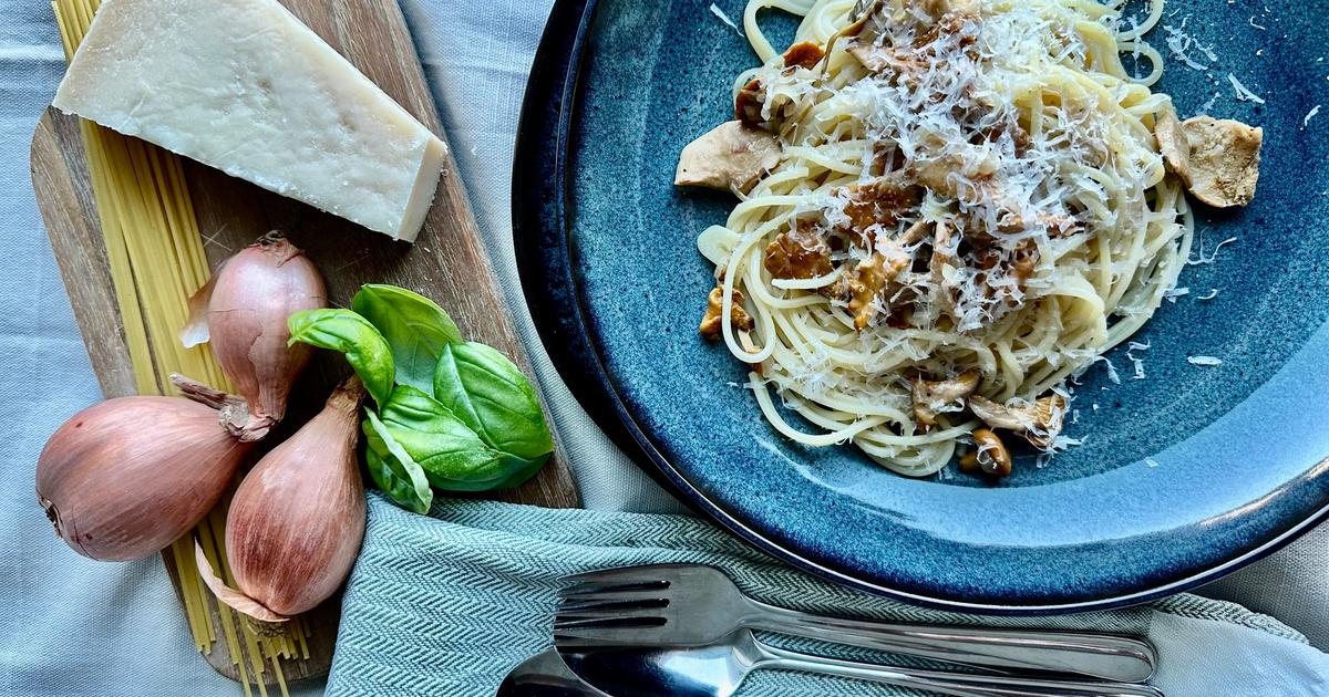 Pasta med skogsopp