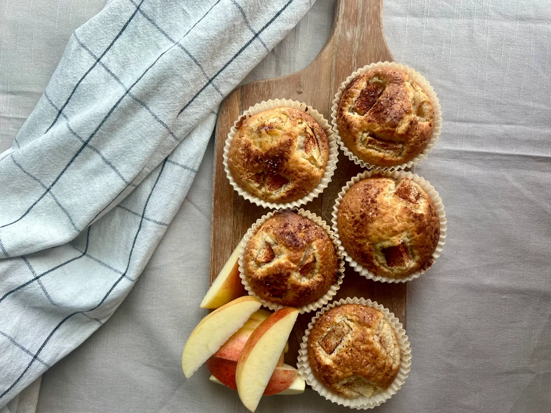 Eplekakemuffins