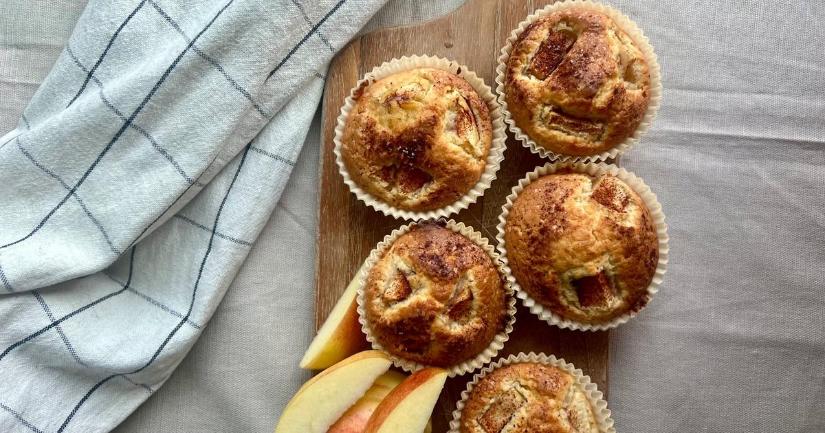 Eplekakemuffins