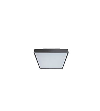 Ljóskúpull 16W 22x22 svart IP65