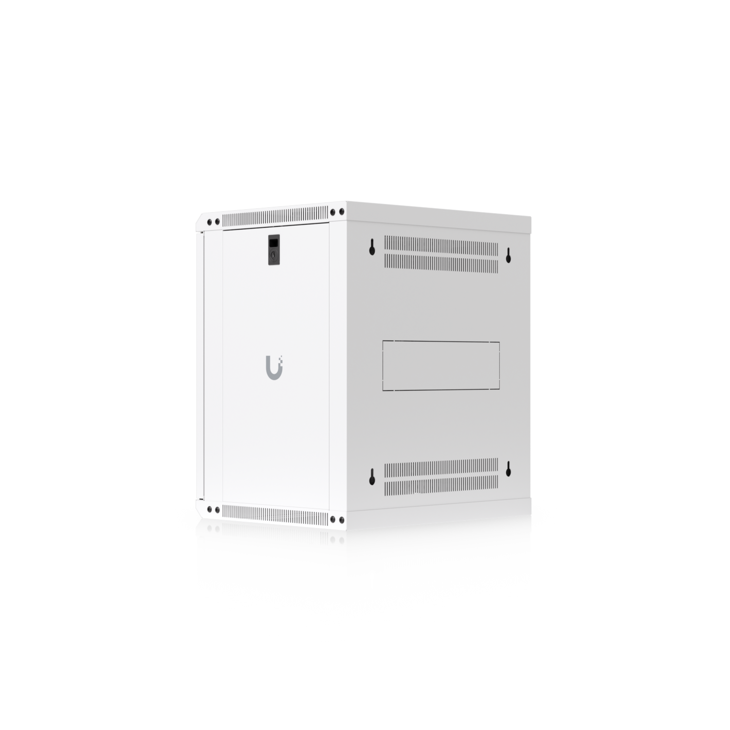 12U Rack Cabinet, 450 mm, Perforated Door, mynd 6 af 13