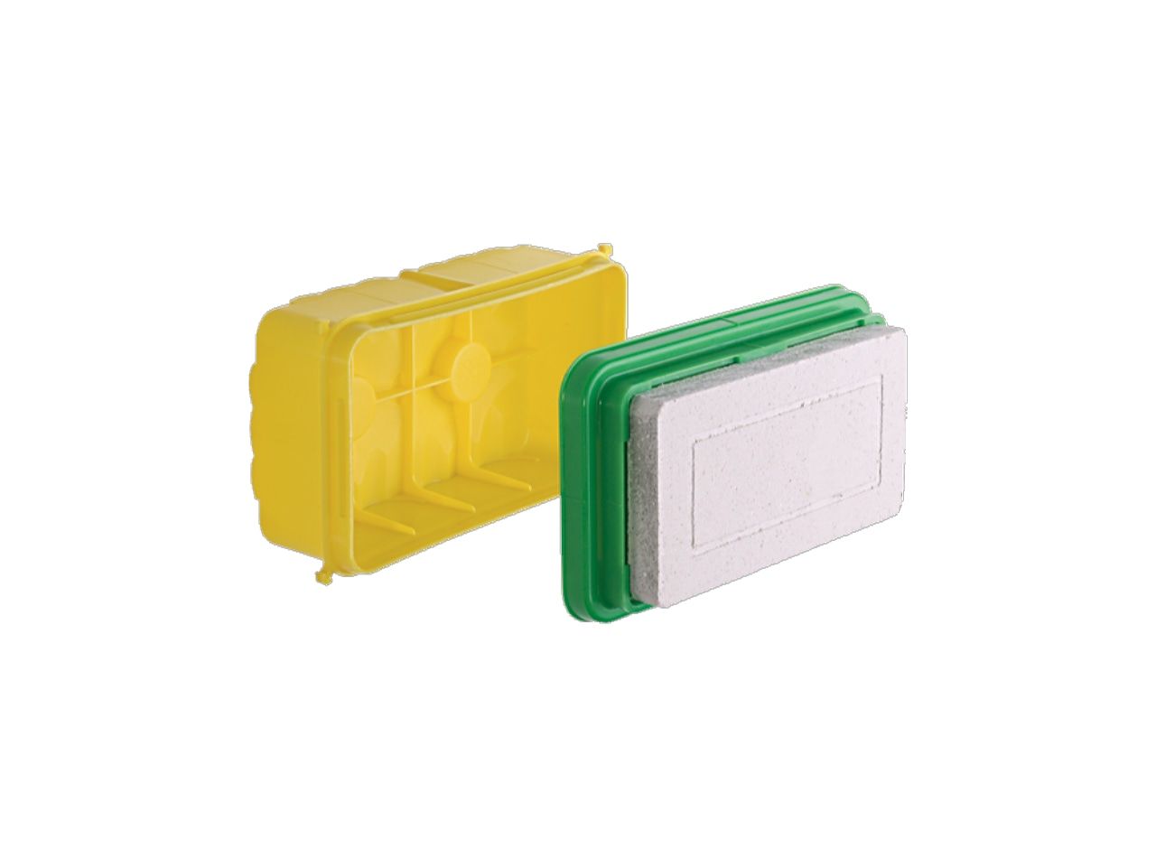 1296-22 Concrete box 180x180x90mm plaster, mynd 2 af 2