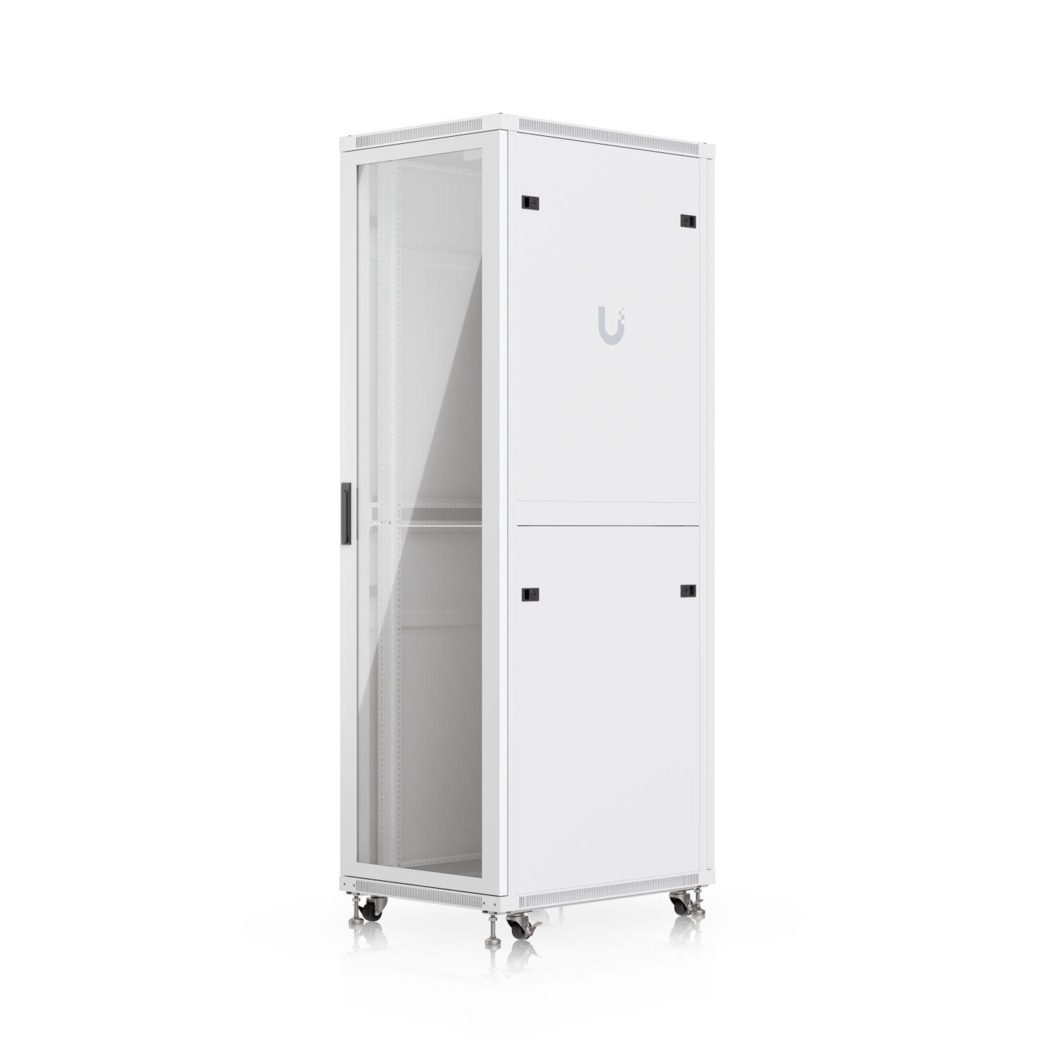 42U Rack Cabinet, 800 mm, Glass Door, mynd 4 af 14