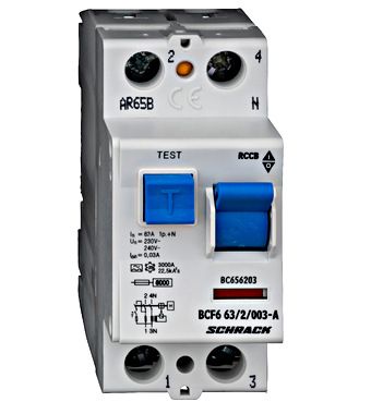 BC656203 Bilunarstraumsrofi 63/0,03 2póla Týpa A