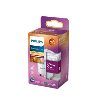 LED W.G. GU10 (80W) dimmanleg