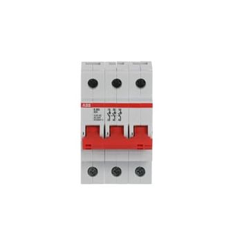 ABB E203/80R Töflu/skilrofi 3póla 80A 25kA