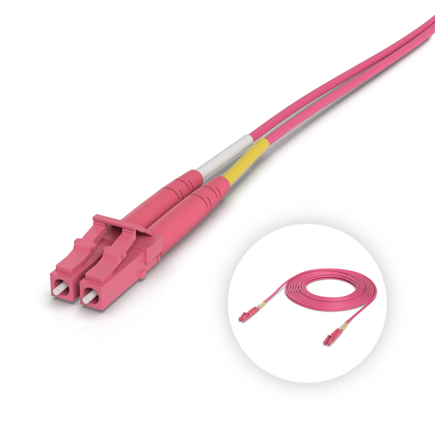 OM4 Duplex LC UPC Fiber Patch Cable, mynd 9 af 14