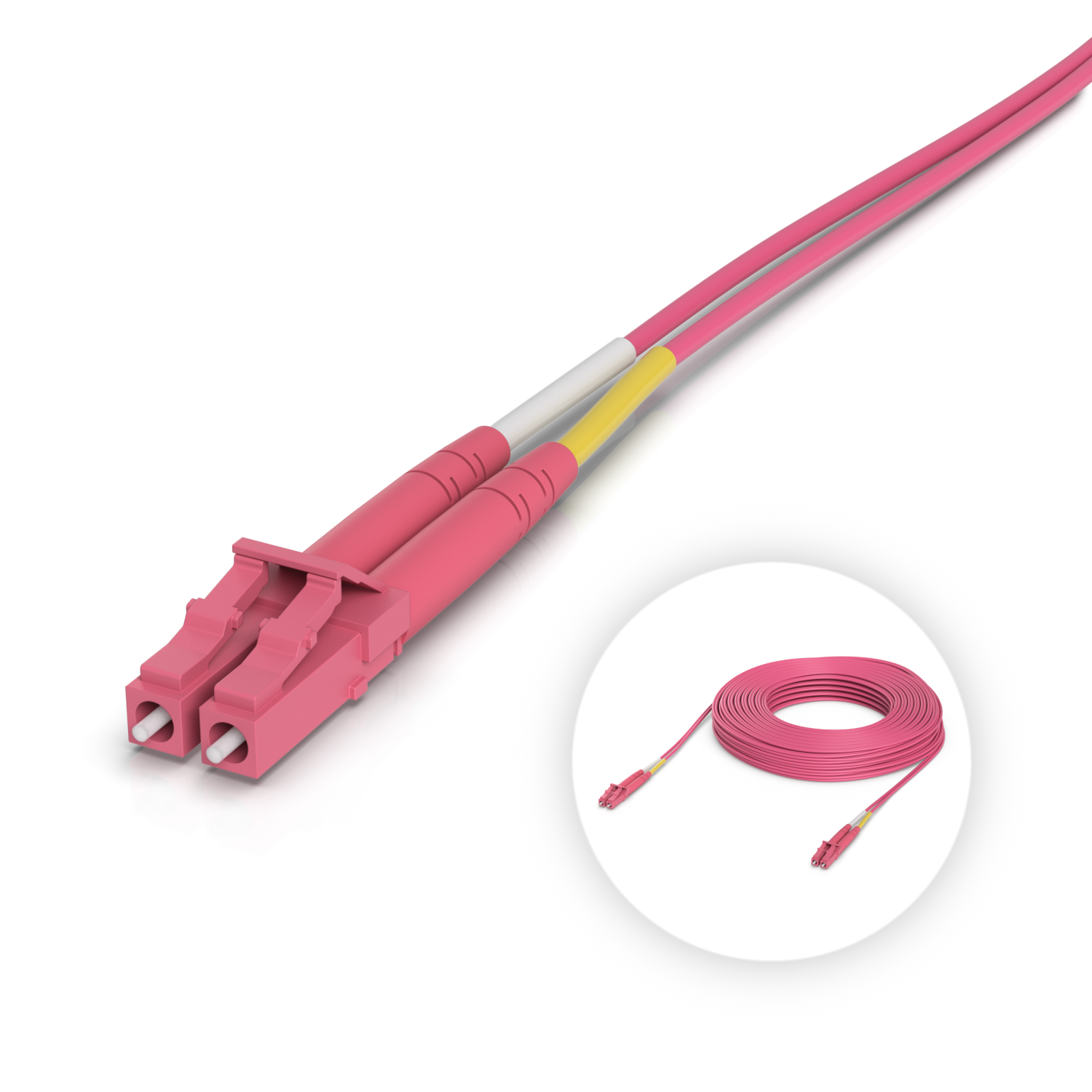 OM4 Duplex LC UPC Fiber Patch Cable, mynd 13 af 14