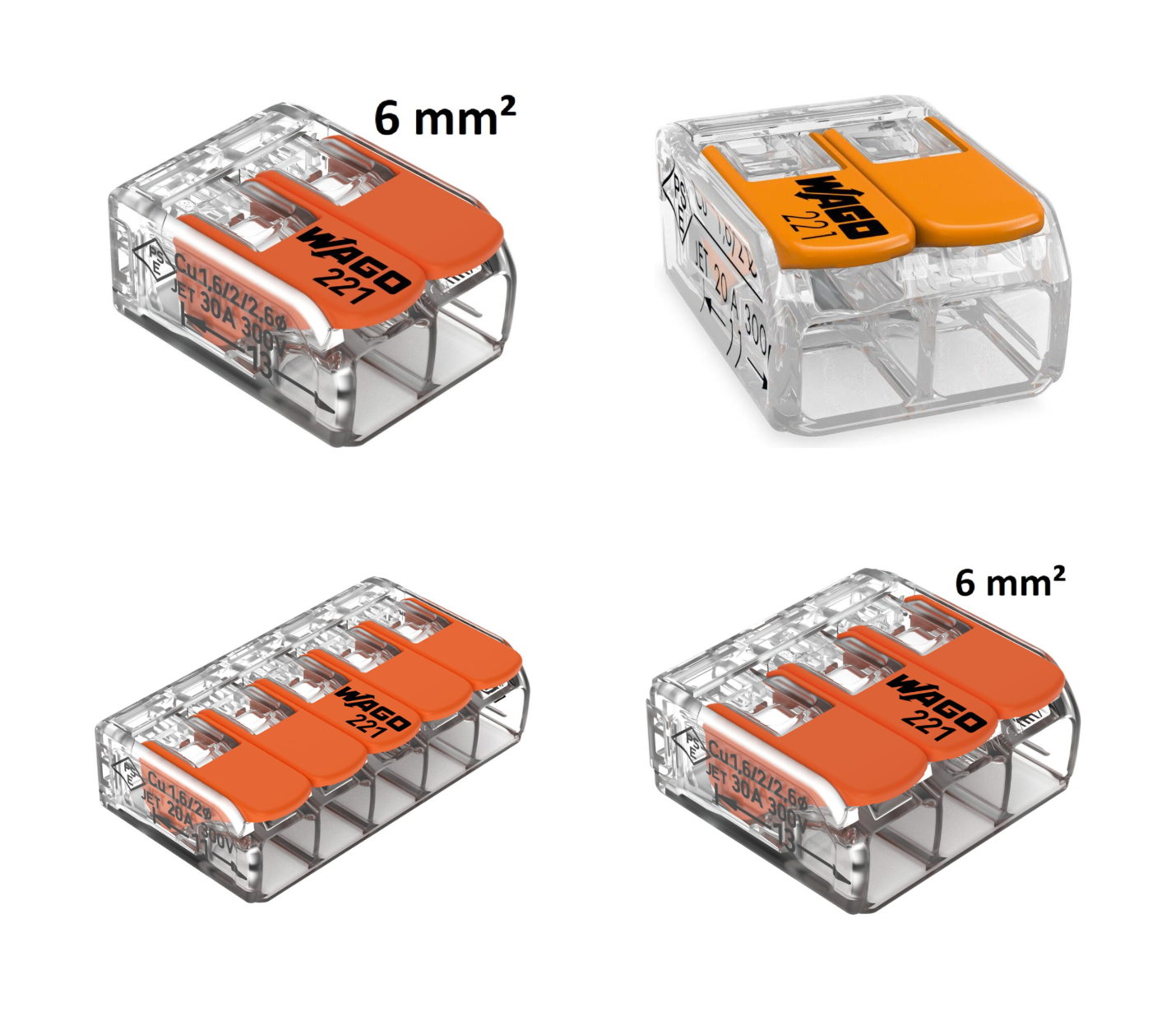 Wago Push in connectors