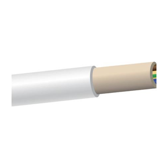 Plaststrengur MM-J 3x1,5mm² 50m hvít