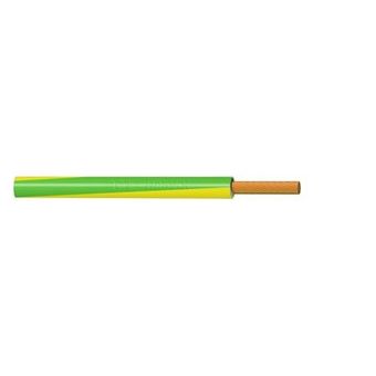 200m Ídráttarvír 1,5mm² U gul/græn