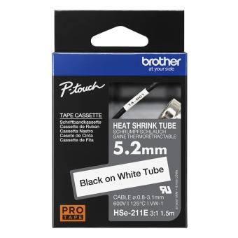 HERPIband svart/hvítt 5,2mm, 1,5m