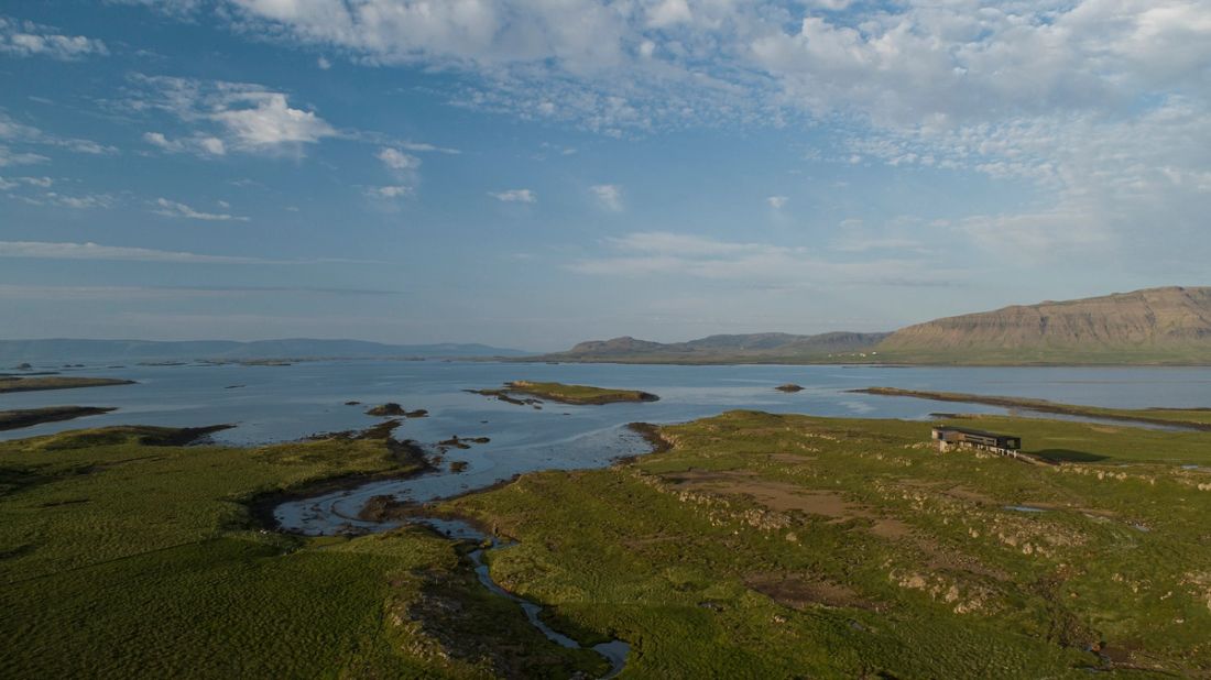 Óshólmar og fjörður við Hóla á Snæfellsnesi