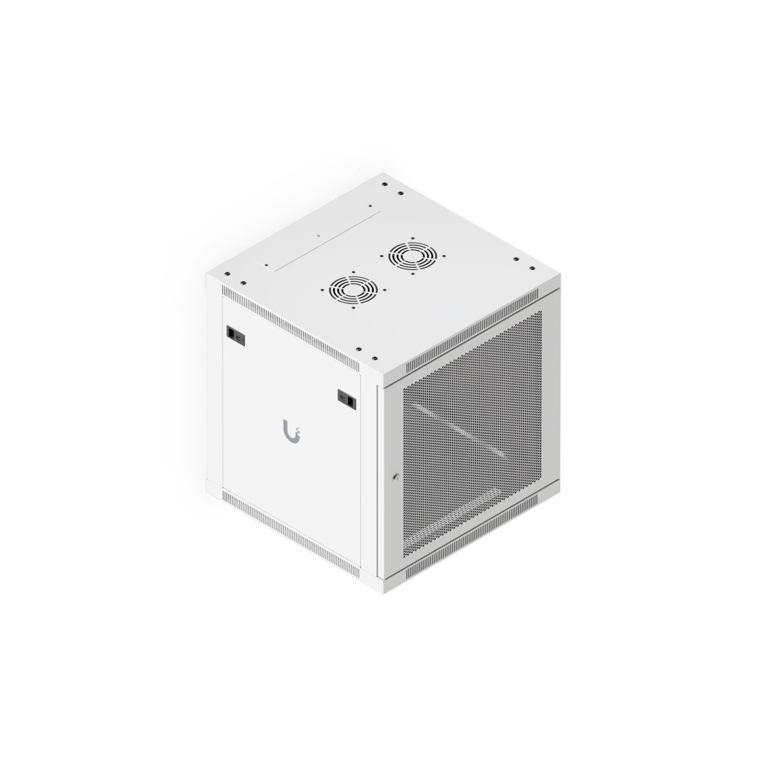 12U Rack Cabinet, 600 mm, Perforated Door, mynd 12 af 13