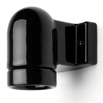 Angle fixture porcelain black