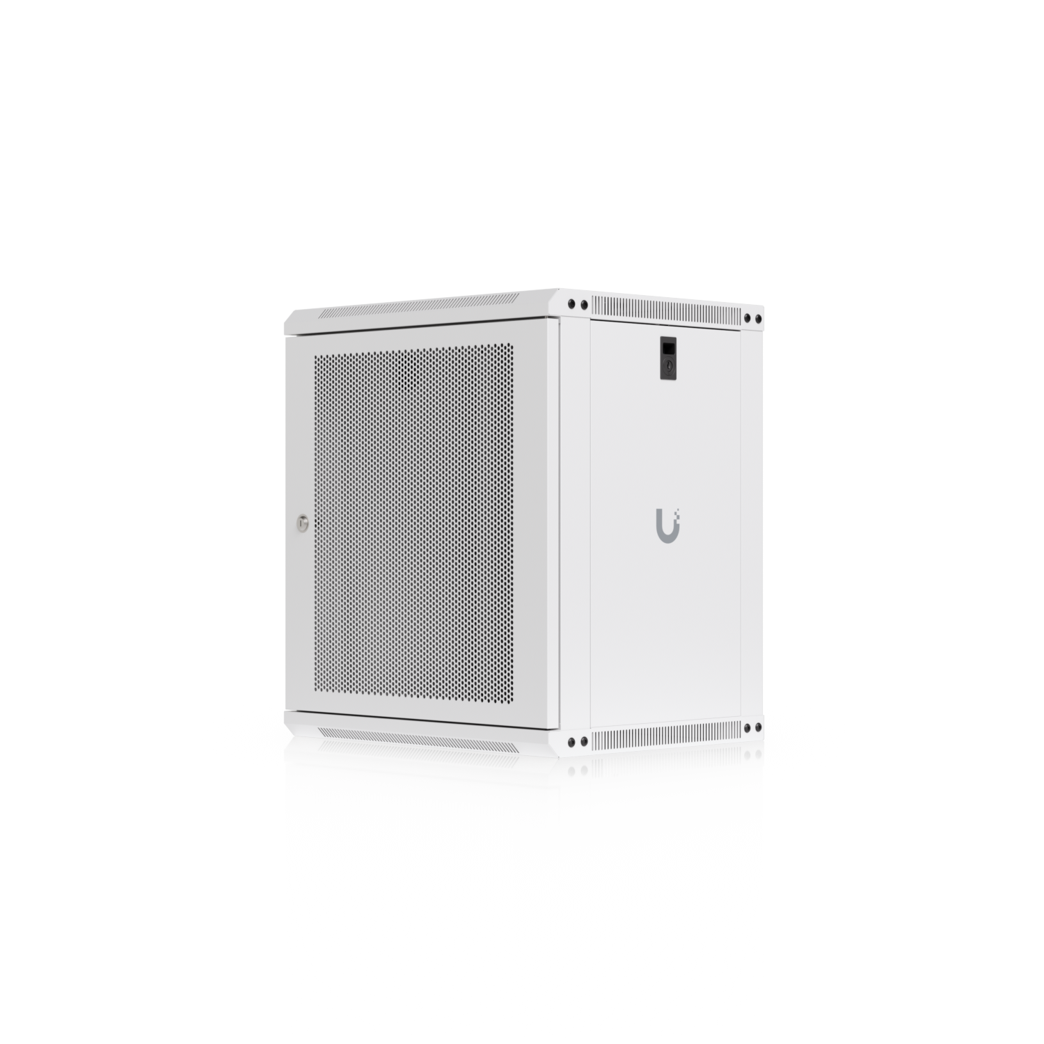 12U Rack Cabinet, 450 mm, Perforated Door, mynd 4 af 13