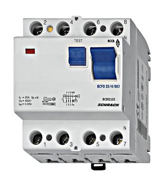 BC656103 Bilunarstraumsrofi 63/0,03 4póla Týpa A