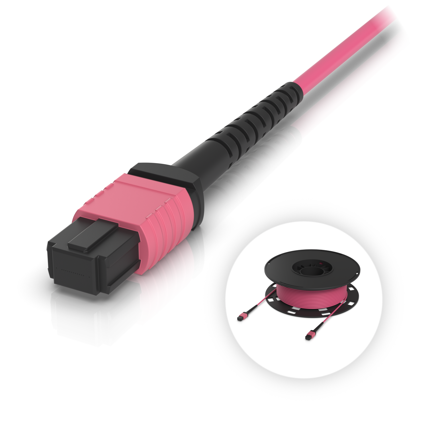 OM4 MPO-12 UPC Fiber Patch Cable, mynd 15 af 18