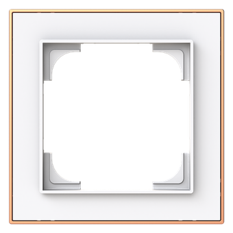 1721-441M 1f rammi ART linear Hv matt Með decor hring rose gold