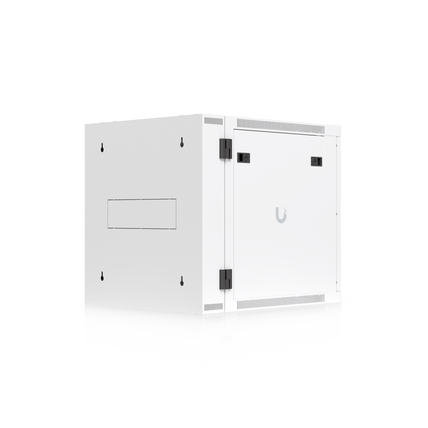 12U Rack Cabinet, Swing, Glass Door, mynd 9 af 15