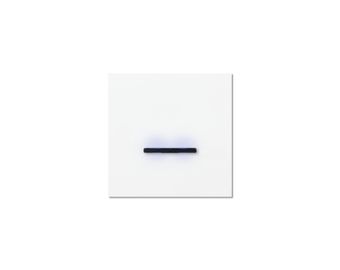0221-04-43 Chopin - 1-gang - satin white - dual levers black with LED