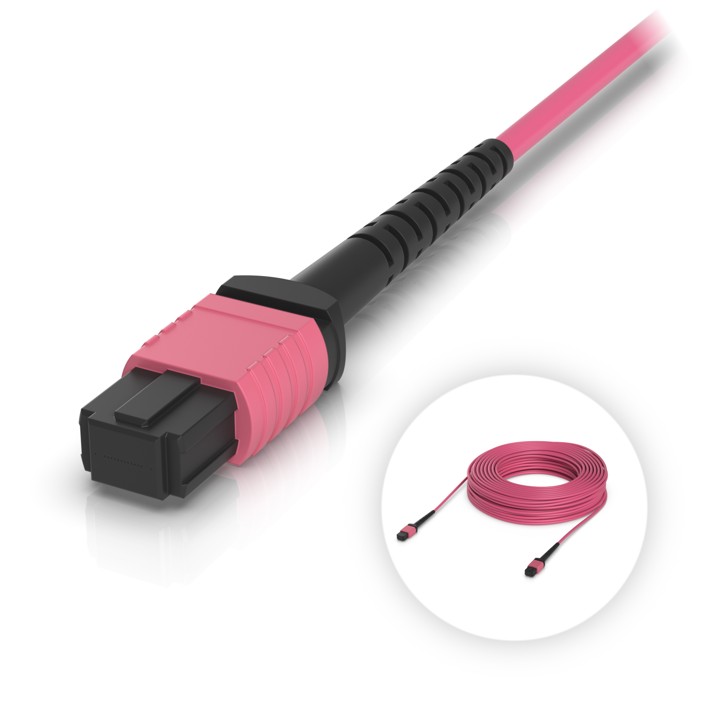 OM4 MPO-12 UPC Fiber Patch Cable, mynd 13 af 18