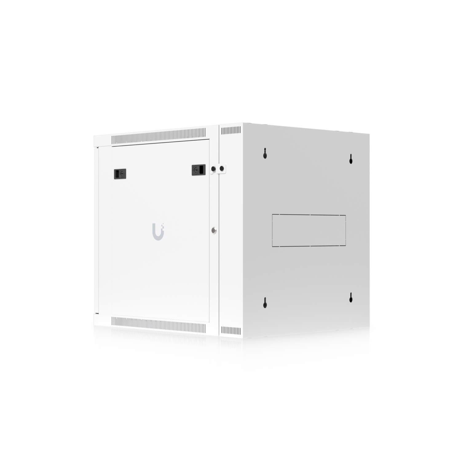 12U Rack Cabinet, Swing, Perforated Door, mynd 6 af 15